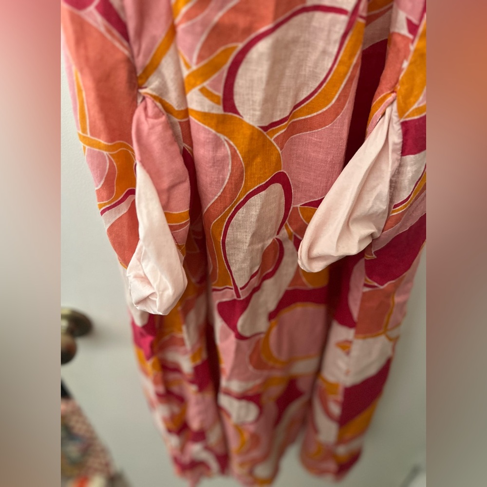 Rachel Zoe Vibrant Pink and Orange Dress - Picture 5 of 6